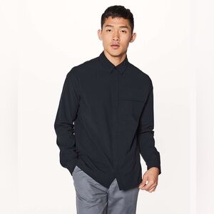 LULULEMON Raised City Long Sleeve Cotton Blend Stretch Big Tall Technical XXL